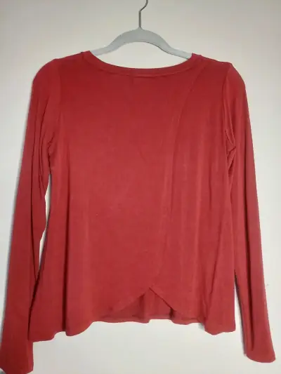 Polera manga larga roja Singolare - miniatura 2