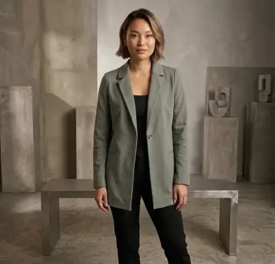 Blazer verde para mujer Ash talla 40 - miniatura 1