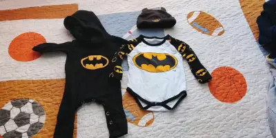 Conjunto de ropa infantil con polerón Batman - miniatura 2