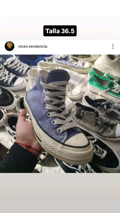 Zapatillas converse talla 36.5 - miniatura 1