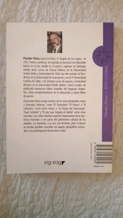 Libro 'Mitos y leyendas de Chile' de Floridor Pérez - miniatura 2