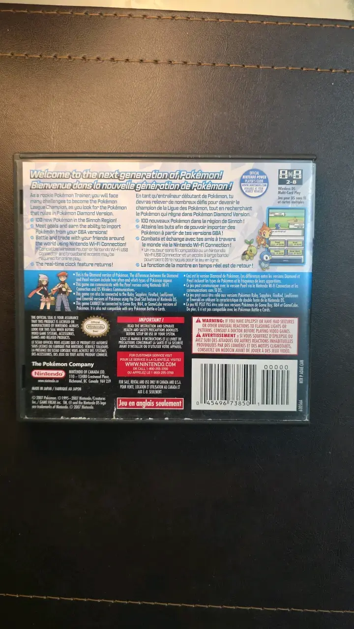 Juego Pokémon Diamante para Nintendo DS - 2