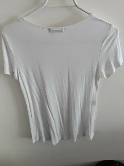 Polera maternal  blanca básica talla M - miniatura 2