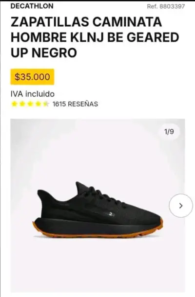 Zapatillas deportivas negras num 40 - miniatura 5