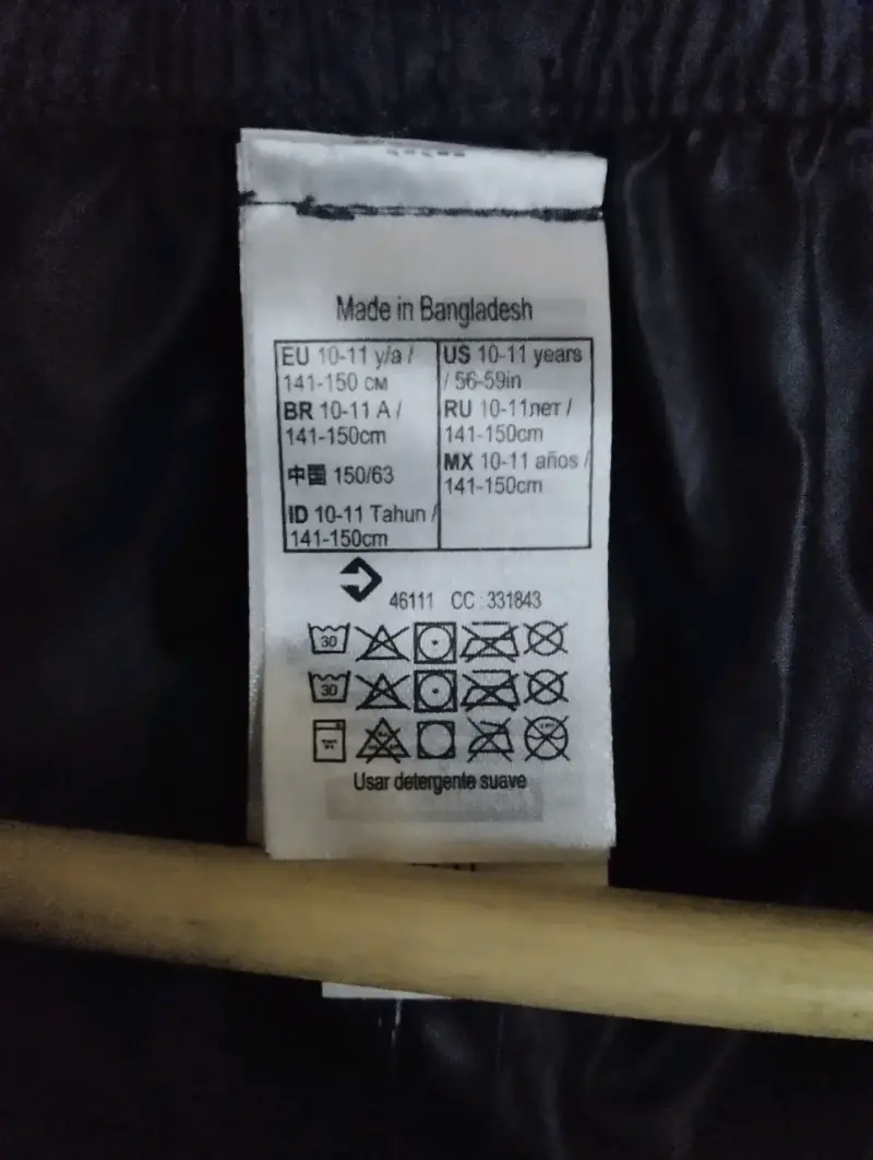 Sobre pantalón impermeable azul para niño Quechua - 3