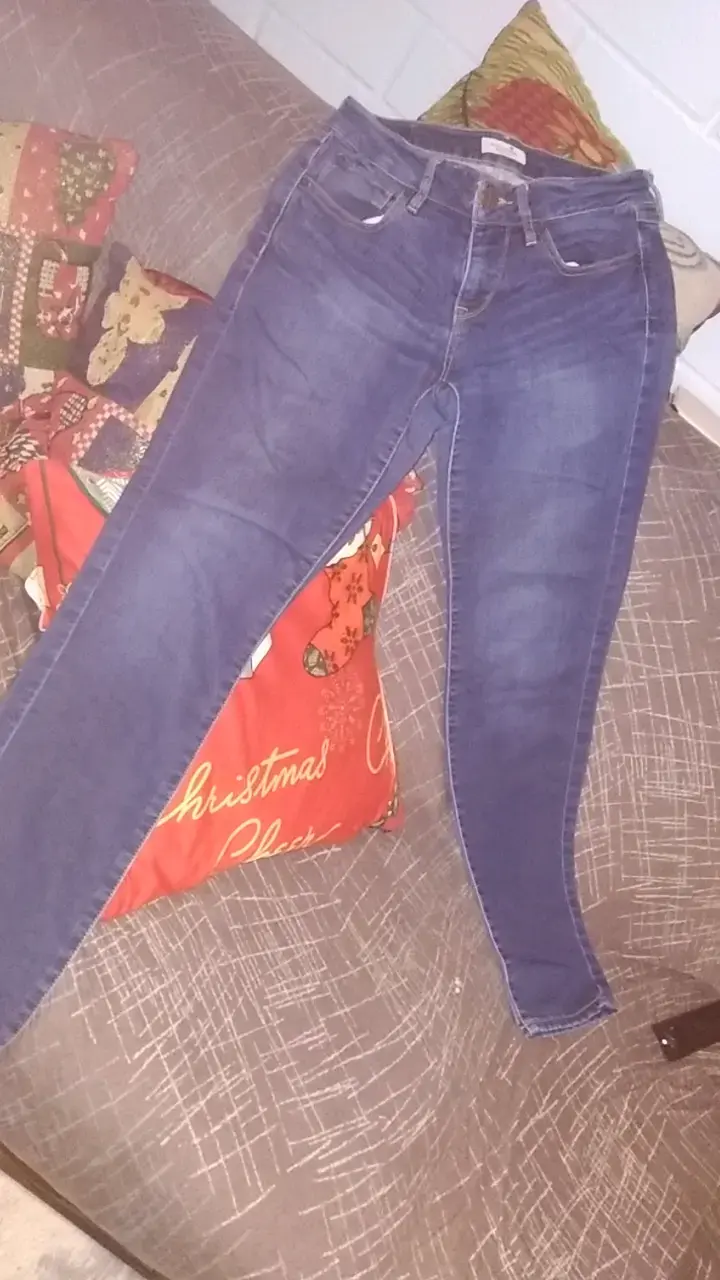Jeans azul para mujer en buen estado - 2