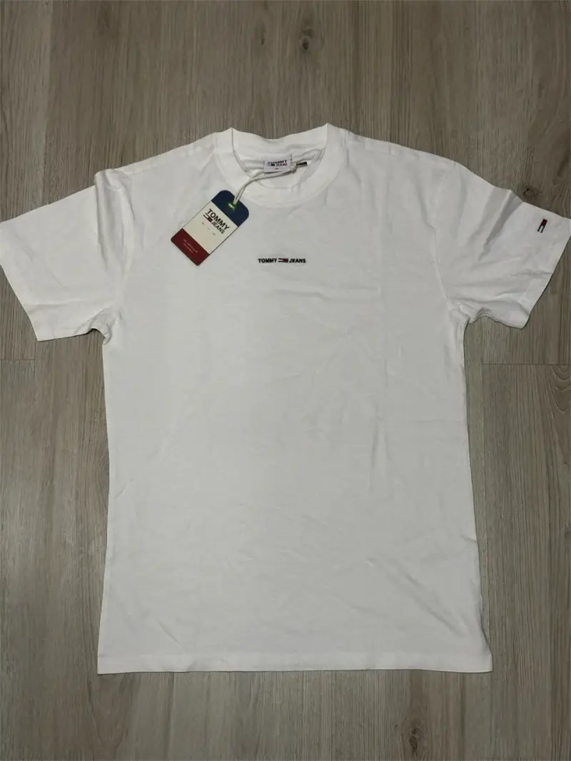 Polera blanca Tommy Hilfiger para hombre