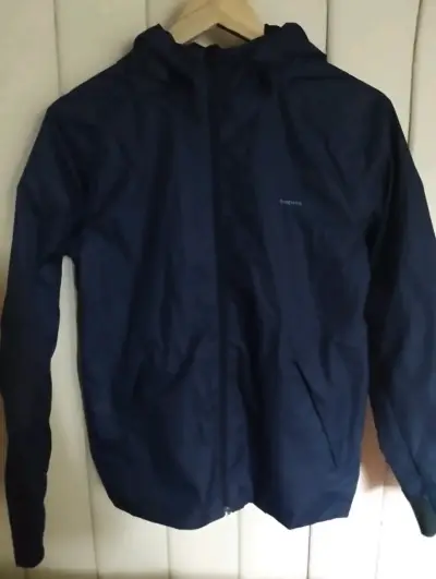 Chaqueta impermeable azul Quechua para niño - miniatura 1