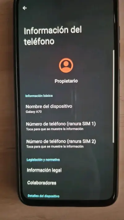 Smartphone Android con pantalla grande - miniatura 2