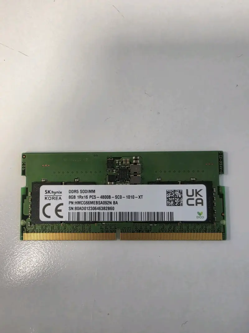 Memoria RAM DDR5 SK Hynix 8GB SO-DIMM