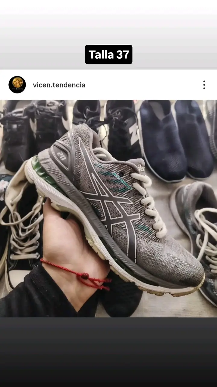 Zapatillas deportivas Asics talla 37 gris