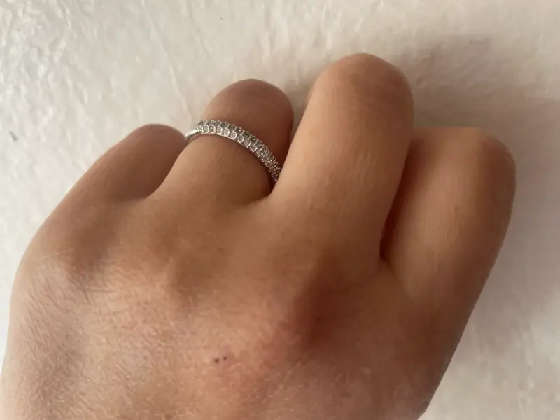 Anillo Swarovski con cristales brillantes - 4