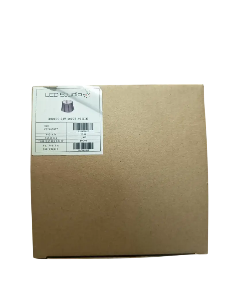 Pack 2 Portamodulo Embutidos Redondos + modulo 24W - 5