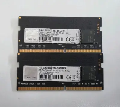 KIT 32 GB (2x16 GB) G.Skill DDR4 3200 MHZ SO-DIMM - miniatura 2