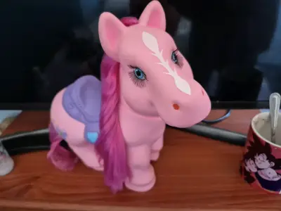 Juguete pony rosa (Vintage cobbage patch) - miniatura 2