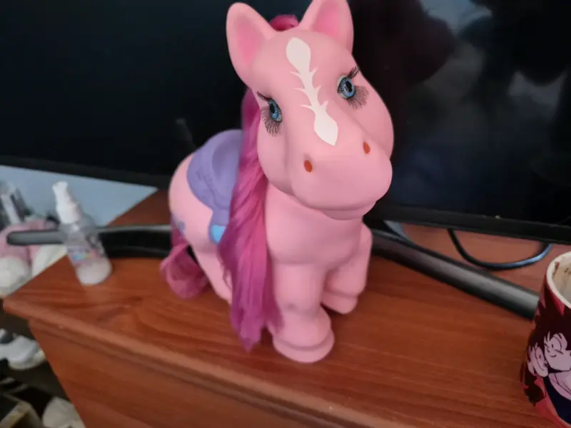 Juguete pony rosa (Vintage cobbage patch) - 3