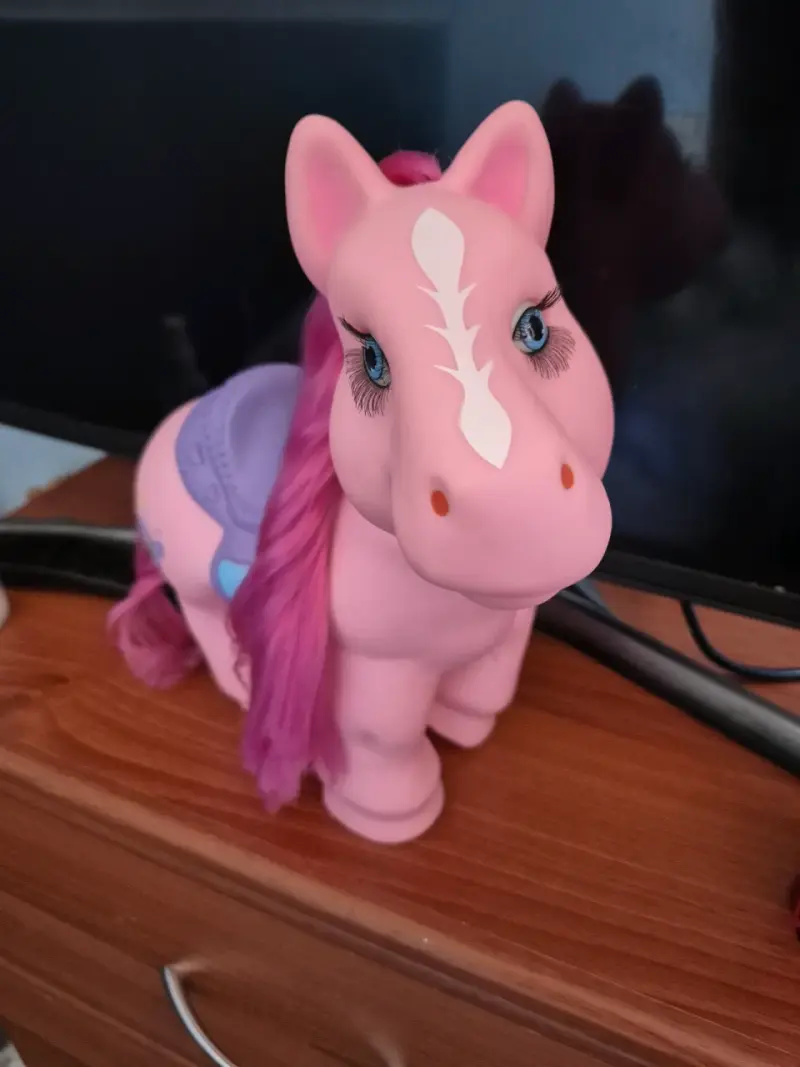 Juguete pony rosa (Vintage cobbage patch) - 4