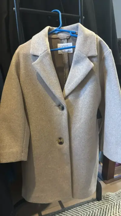 Abrigo beige Zara - miniatura 1