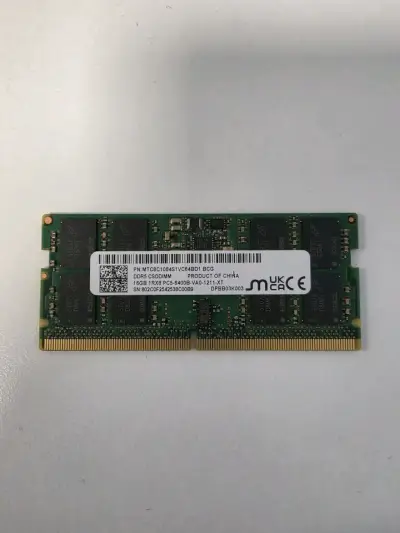 Memoria RAM DDR5 16GB 6400 MHZ para Laptop - miniatura 1
