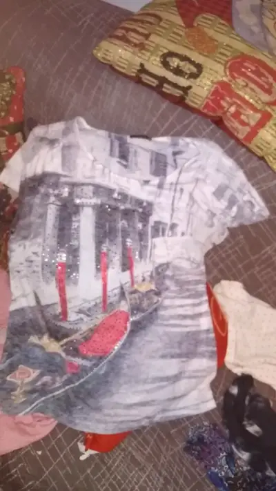 Polera estampada con diseño de góndola - miniatura 1