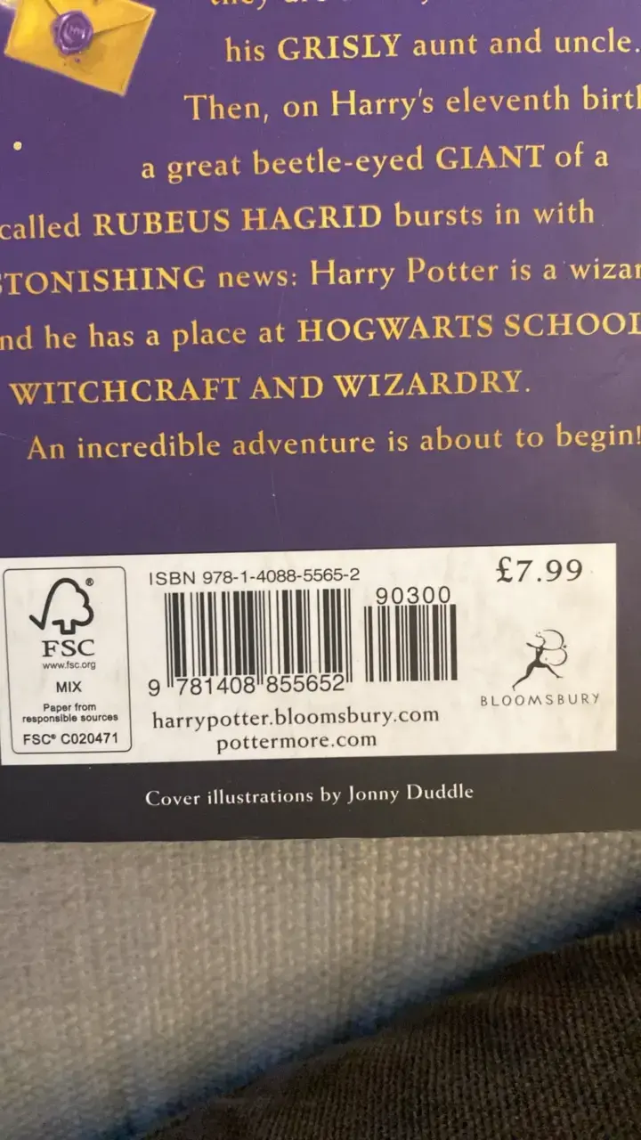 Libro Harry Potter y la Piedra Filosofal en inglés - 3