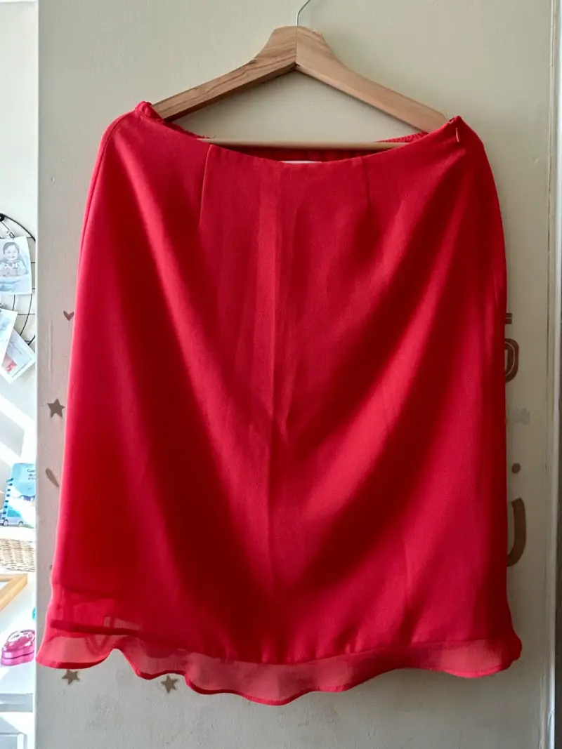 Blusa roja de mujer con botones Studio C - 3