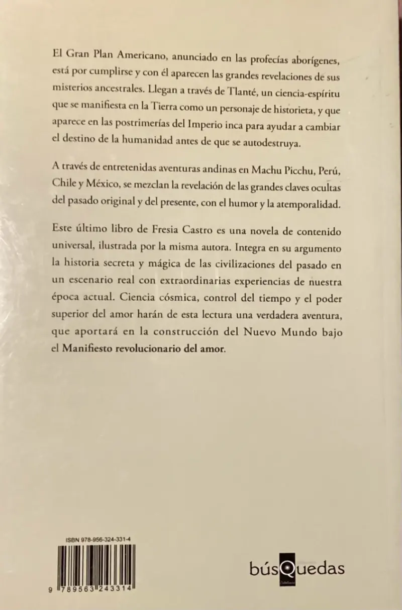 Libro Tlanté y los Enredos del Tiempo de Fresia Castro - 2