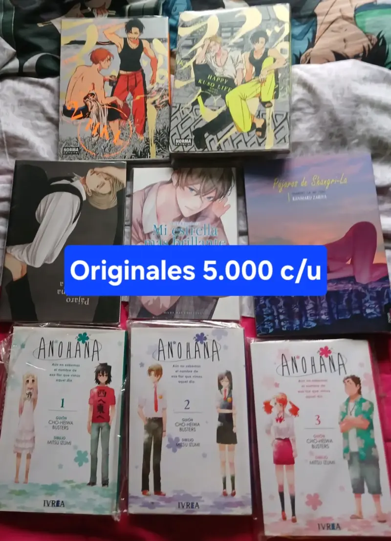 Colección de mangas originales variados