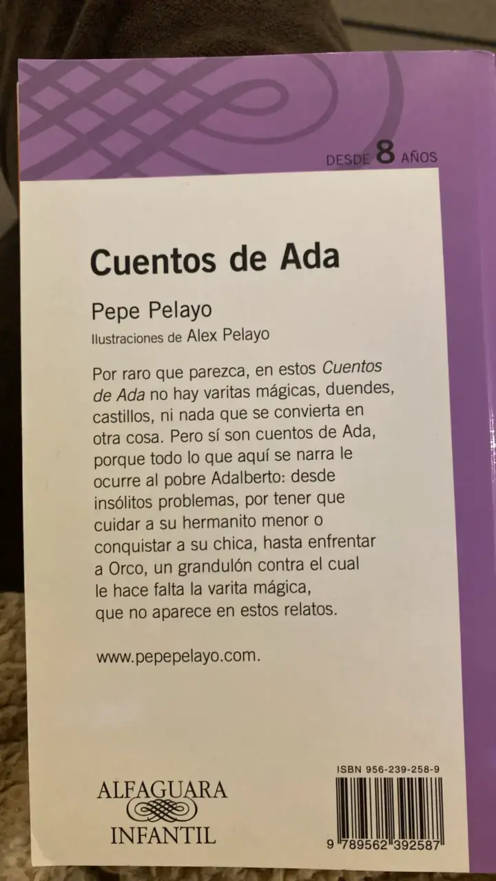 Libro infantil 'Cuentos de Ada' de Pepe Pelayo - 2