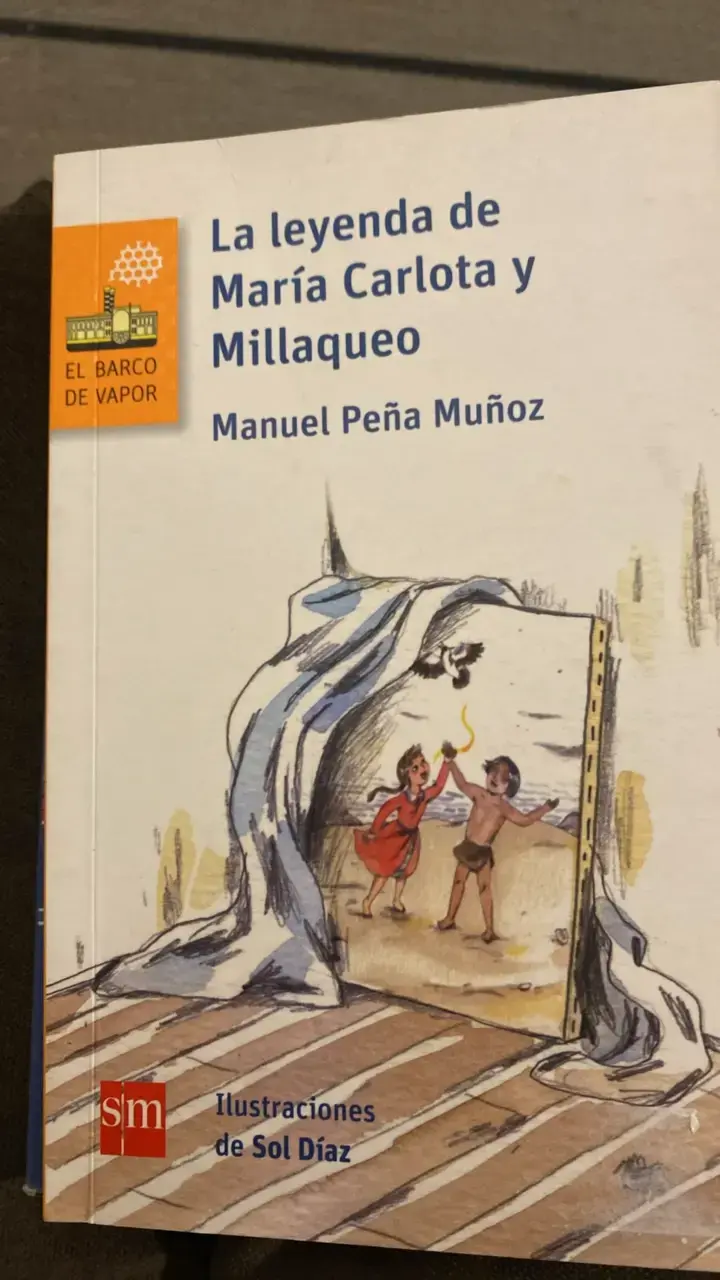 Libro La Leyenda de María Carlota y Millaqueo para niños