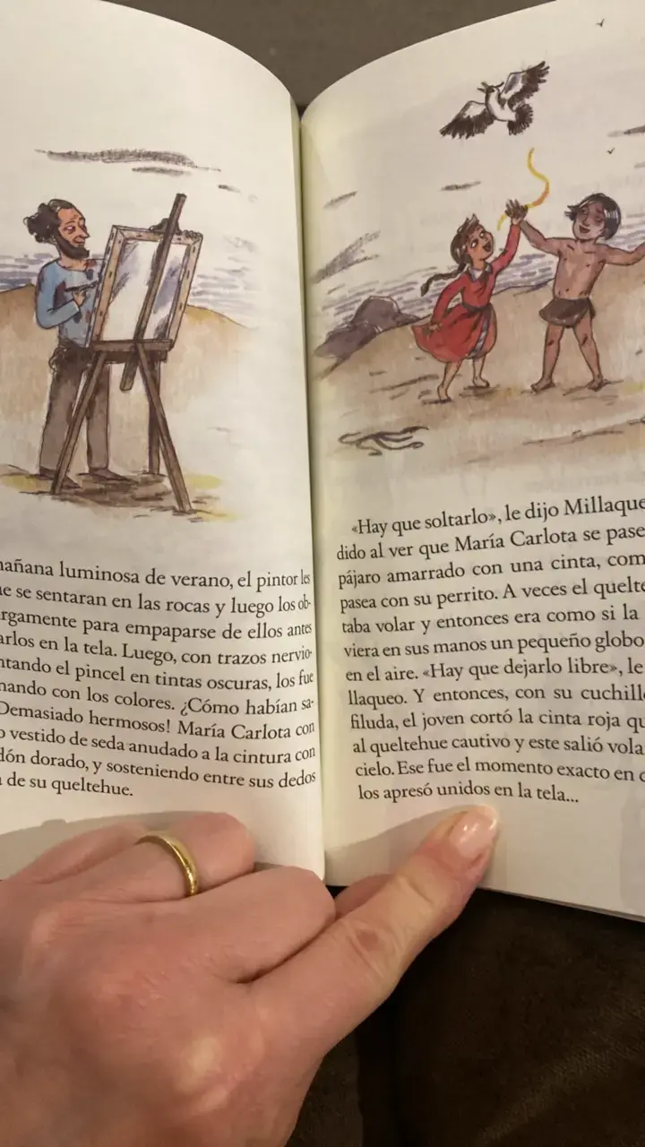 Libro La Leyenda de María Carlota y Millaqueo para niños - 3