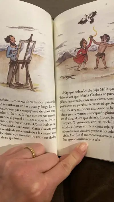 Libro La Leyenda de María Carlota y Millaqueo para niños - miniatura 3