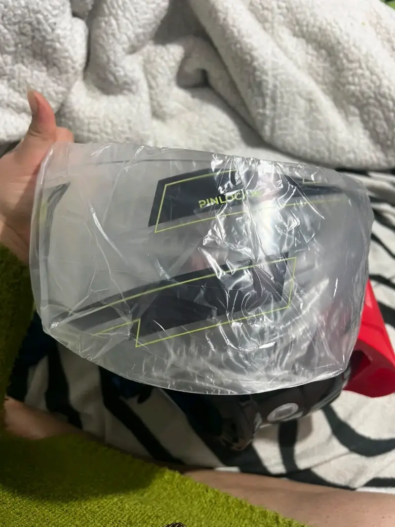 Casco de moto Shaft SH-502SP XL negro y rojo - 5