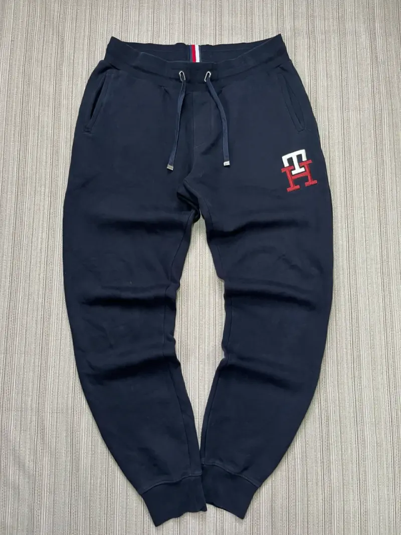 Pantalones deportivos azul marino con logo - 1