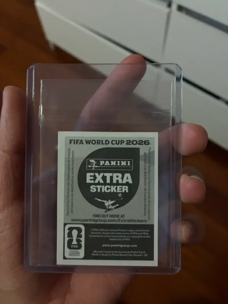 Lámina Extra Panini Moisés Caicedo Mundial 2026 - 2
