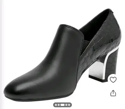 Zapatos de Tacón Negro Elegantes para Mujer - miniatura 1