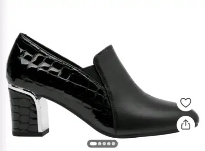 Zapatos de Tacón Negro Elegantes para Mujer - miniatura 3