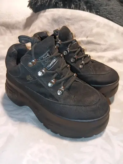 Zapatillas negras de plataforma Gotta - miniatura 1