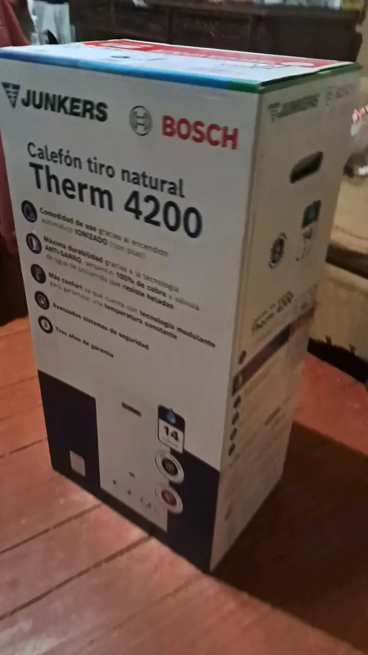 Calefón Junkers Bosch Therm 4200 tiro natural - 1