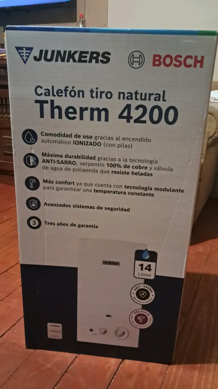 Calefón Junkers Bosch Therm 4200 tiro natural - 2