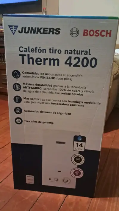 Calefón Junkers Bosch Therm 4200 tiro natural - miniatura 2