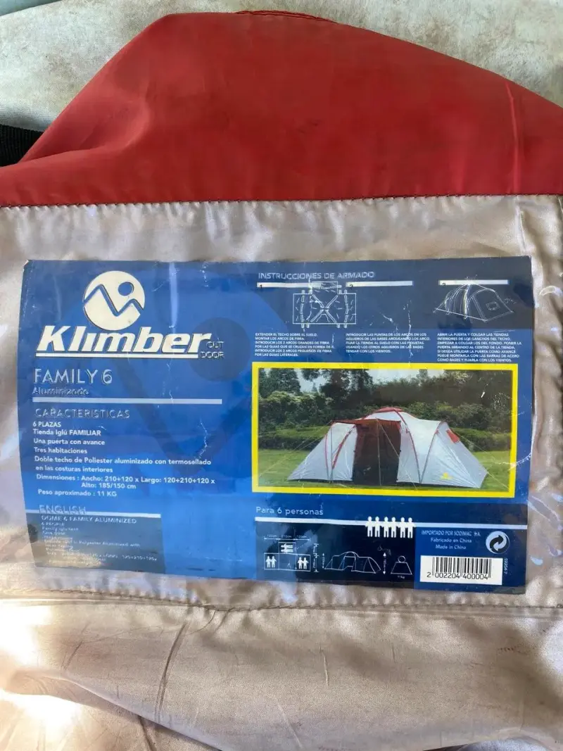 Carpa familiar grande impermeable klimber - 3