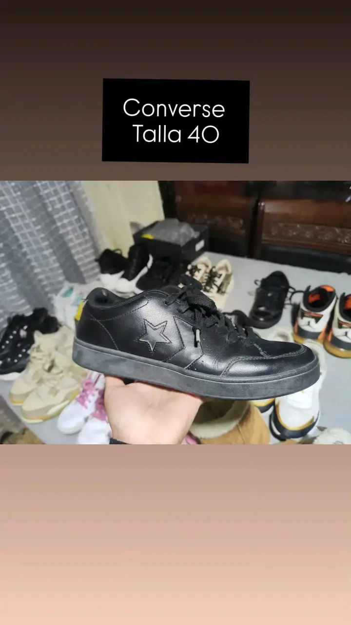 Zapatillas Converse negras talla 40