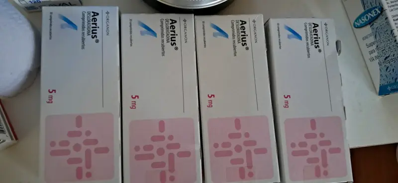 Antihistamínico Aerius 5 mg