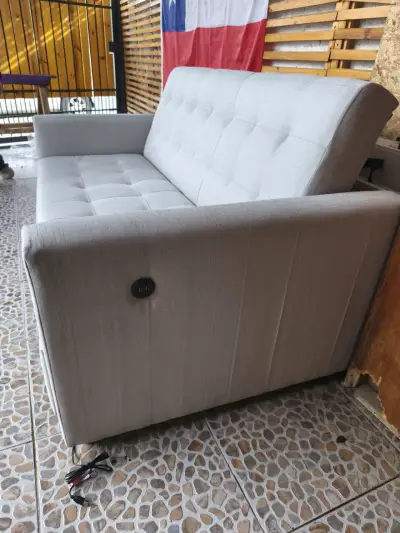Sofá cama gris 3 posición con diseño moderno - miniatura 6