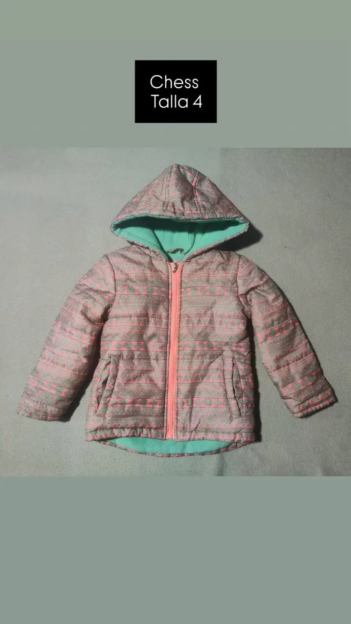 Chaqueta infantil Chess con capucha talla 4