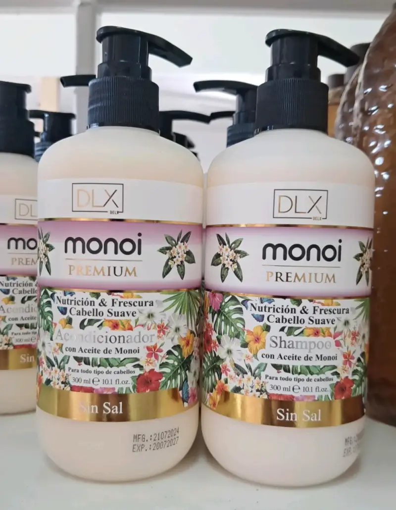 Set de Shampoo y Acondicionador DLX Monoi Premium 300ml