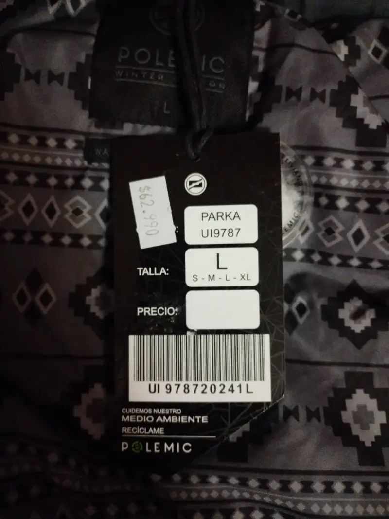 Parka marca polemic, acolchada con diseño interior - 6