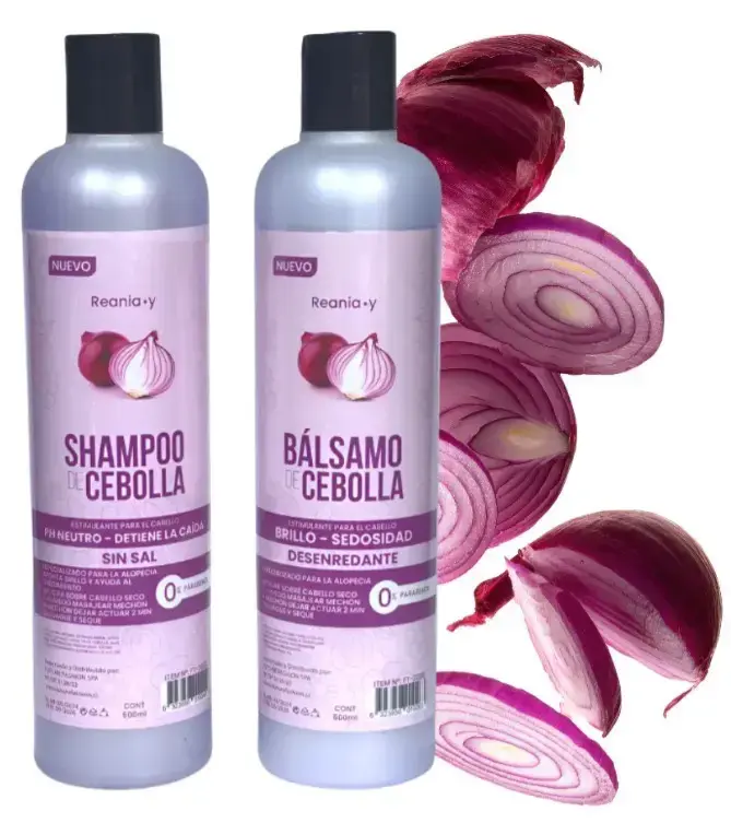 Pack de Shampoo y Bálsamo de Cebolla Reania-y