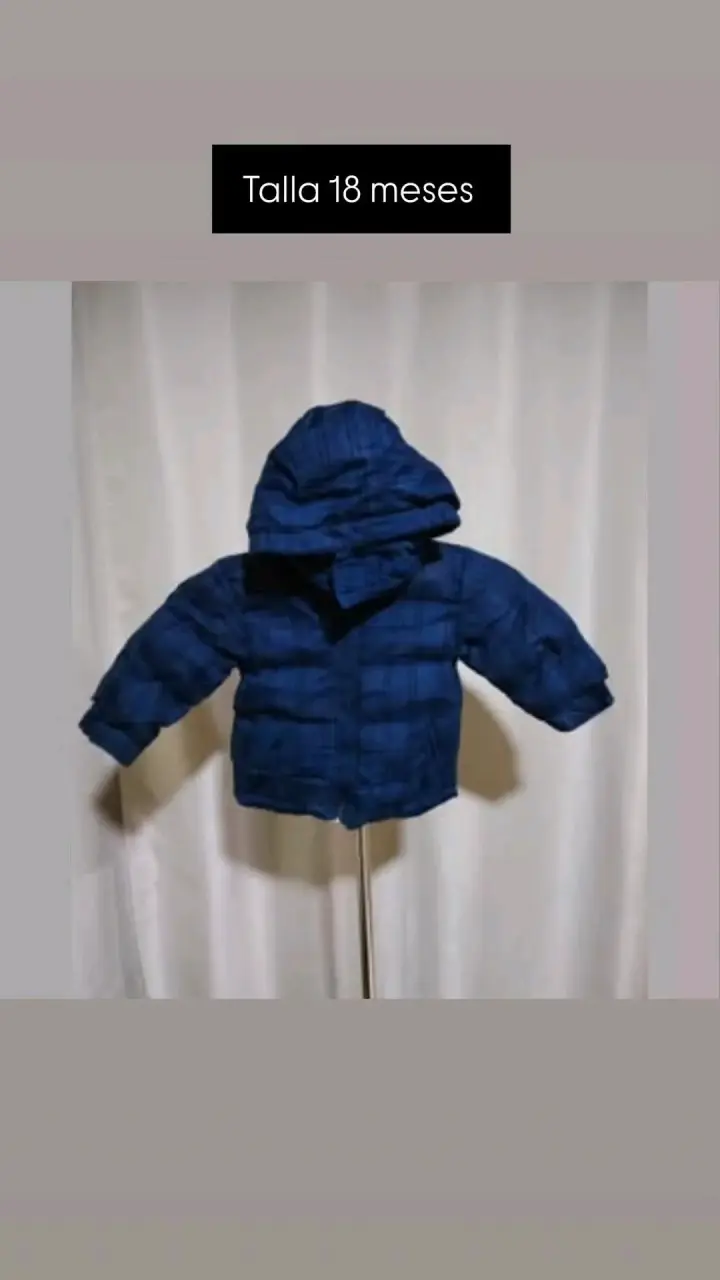 Chaqueta azul para niño talla 18 meses